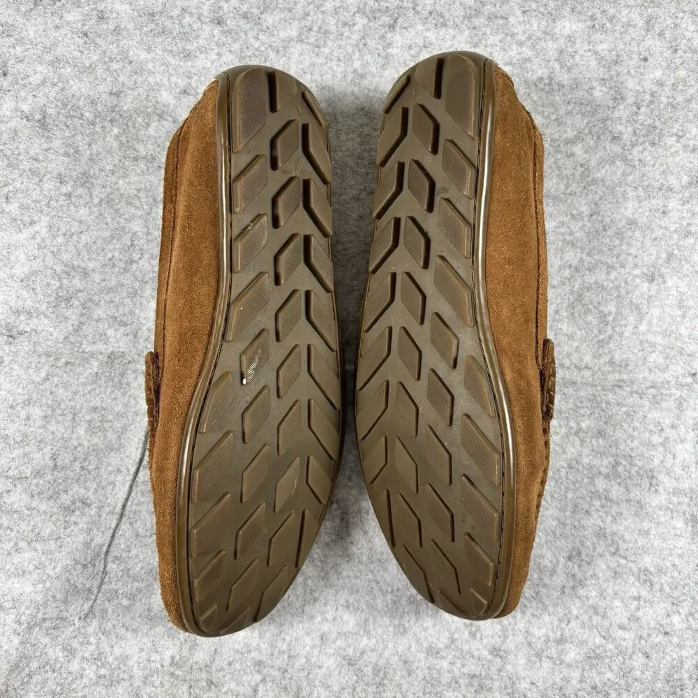 Luca Del Forte Men's Size 42 Suede Chestnut Penny Loafers 10046 Portugal EUC